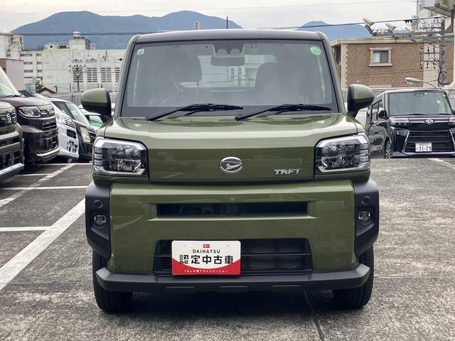 タフトＧターボ１５インチアルミホイール　オートレベリング機能付フルＬＥＤヘッドランプ　ＬＥＤフォグランプ　本革巻ステアリングホイール　本革巻インパネセンターシフト　ＴＦＴカラーマルチインフォメーションディスプレイ（静岡県）の中古車