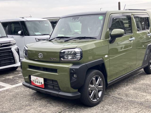 タフトＧターボ１５インチアルミホイール　オートレベリング機能付フルＬＥＤヘッドランプ　ＬＥＤフォグランプ　本革巻ステアリングホイール　本革巻インパネセンターシフト　ＴＦＴカラーマルチインフォメーションディスプレイ（静岡県）の中古車