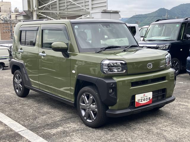 タフトＧターボ１５インチアルミホイール　オートレベリング機能付フルＬＥＤヘッドランプ　ＬＥＤフォグランプ　本革巻ステアリングホイール　本革巻インパネセンターシフト　ＴＦＴカラーマルチインフォメーションディスプレイ（静岡県）の中古車