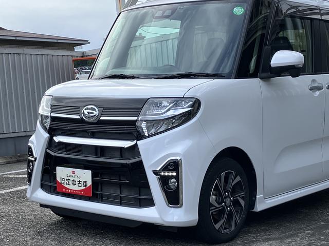 タントカスタムＸセレクションスマートアシスト　キーフリーシステム　ＬＥＤヘッドライト　両側パワースライドドア　コーナーセンサー　ミラクルオープンドア　シートバックテーブル（静岡県）の中古車