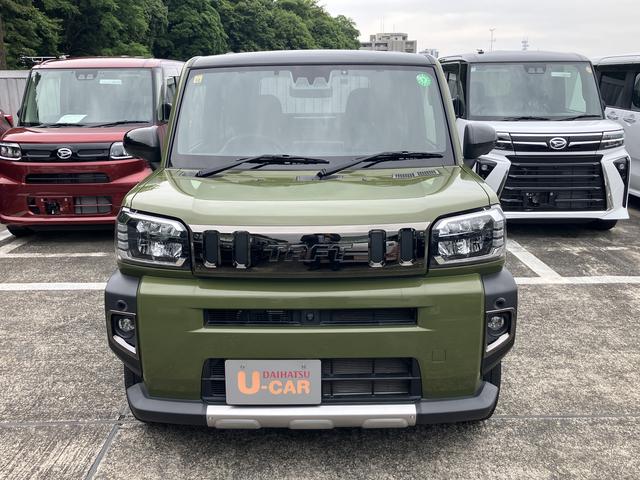 タフトＧターボ４ＷＤ　１５インチアルミホイール　オートレベリング機能付フルＬＥＤヘッドランプ　本革巻ステアリングホイール　本革巻インパネセンターシフト　ＴＦＴカラーマルチインフォメーションディスプレイ（静岡県）の中古車