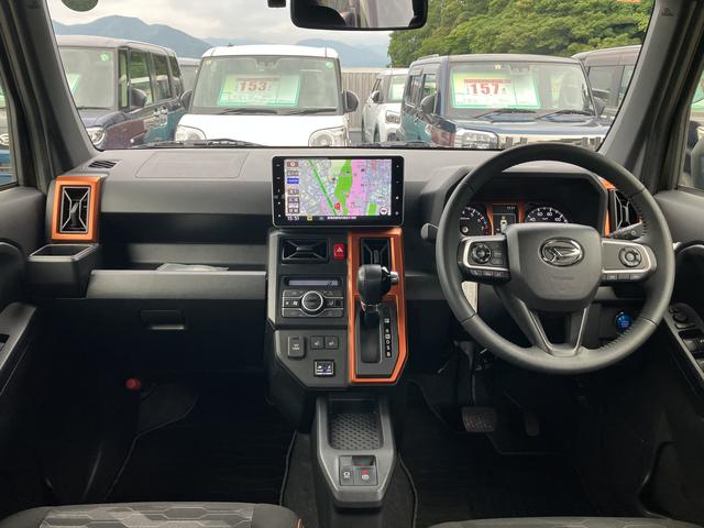 タフトＧターボ４ＷＤ　１５インチアルミホイール　オートレベリング機能付フルＬＥＤヘッドランプ　本革巻ステアリングホイール　本革巻インパネセンターシフト　ＴＦＴカラーマルチインフォメーションディスプレイ（静岡県）の中古車