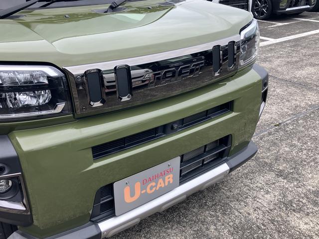 タフトＧターボ４ＷＤ　１５インチアルミホイール　オートレベリング機能付フルＬＥＤヘッドランプ　本革巻ステアリングホイール　本革巻インパネセンターシフト　ＴＦＴカラーマルチインフォメーションディスプレイ（静岡県）の中古車