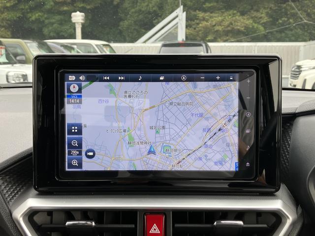 ロッキープレミアムＧ　ＨＥＶ１７インチアルミホイール　ＵＶＩＲカット遮音ガラス　フルＬＥＤヘッドランプ　キーフリーシステム　革巻きステアリングホイール　本革シフトノブ　アクティブマルチインフォメーションメーター（静岡県）の中古車