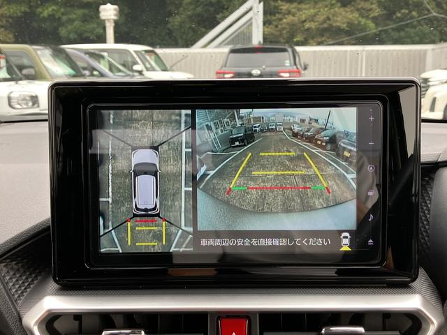ロッキープレミアムＧ　ＨＥＶ１７インチアルミホイール　ＵＶＩＲカット遮音ガラス　フルＬＥＤヘッドランプ　キーフリーシステム　革巻きステアリングホイール　本革シフトノブ　アクティブマルチインフォメーションメーター（静岡県）の中古車
