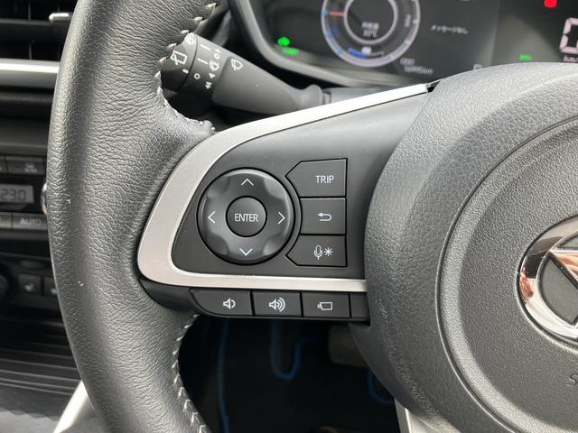 ロッキープレミアムＧ　ＨＥＶ１７インチアルミホイール　ＵＶＩＲカット遮音ガラス　フルＬＥＤヘッドランプ　キーフリーシステム　革巻きステアリングホイール　本革シフトノブ　アクティブマルチインフォメーションメーター（静岡県）の中古車