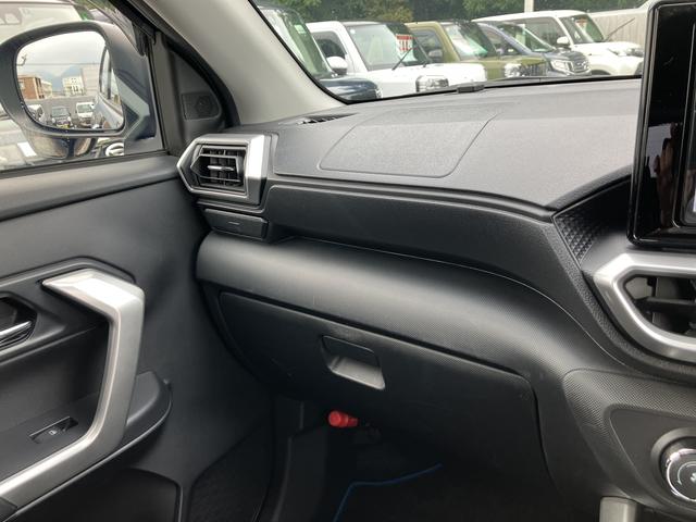 ロッキープレミアムＧ　ＨＥＶ１７インチアルミホイール　ＵＶＩＲカット遮音ガラス　フルＬＥＤヘッドランプ　キーフリーシステム　革巻きステアリングホイール　本革シフトノブ　アクティブマルチインフォメーションメーター（静岡県）の中古車