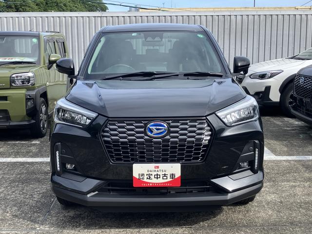 ロッキープレミアムＧ　ＨＥＶ１７インチアルミホイール　ＵＶＩＲカット遮音ガラス　フルＬＥＤヘッドランプ　キーフリーシステム　革巻きステアリングホイール　本革シフトノブ　アクティブマルチインフォメーションメーター（静岡県）の中古車