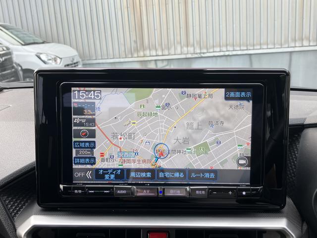 ロッキープレミアムＧ　ＨＥＶ１７インチアルミホイール　ＵＶＩＲカット遮音ガラス　フルＬＥＤヘッドランプ　キーフリーシステム　革巻きステアリングホイール　本革シフトノブ　アクティブマルチインフォメーションメーター（静岡県）の中古車