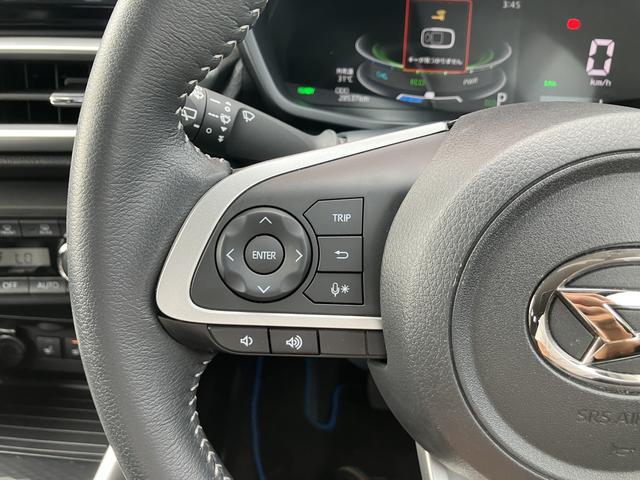 ロッキープレミアムＧ　ＨＥＶ１７インチアルミホイール　ＵＶＩＲカット遮音ガラス　フルＬＥＤヘッドランプ　キーフリーシステム　革巻きステアリングホイール　本革シフトノブ　アクティブマルチインフォメーションメーター（静岡県）の中古車