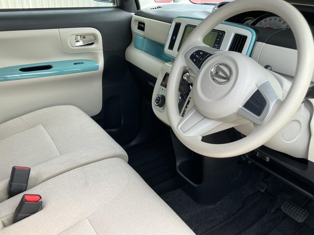 ムーヴキャンバスＧメイクアップＶＳ　ＳＡIII１４インチフルホイールキャップ　ＬＥＤヘッドランプ　キーフリーシステム　両側パワースライドドア　オートエアコン（プッシュ式）　オートライト　置きラクボックス（静岡県）の中古車