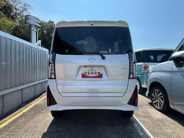 タントカスタムＸ１４インチアルミホイール　大型エアロバンパー　フルＬＥＤヘッドランプ　オート格納式カラードドアミラー　両側パワースライドドア　キーフリーシステム　プッシュボタンスタート（静岡県）の中古車