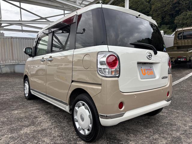 ムーヴキャンバスXメイクアップリミテッド SAIII14インチフルホイールキャップ キーフリーシステム 両側パワースライドドア オートエアコン(プッシュ式) オートライト 置きラクボックス(静岡県)の中古車