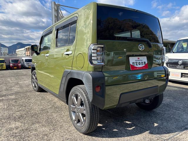 タフトGターボ15インチアルミホイール オートレベリング機能付フルLEDヘッドランプ LEDフォグランプ 本革巻ステアリングホイール 本革巻インパネセンターシフト TFTカラーマルチインフォメーションディスプレイ(静岡県)の中古車