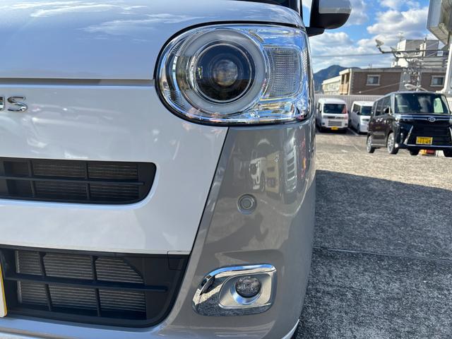 ムーヴキャンバスストライプスG14インチフルホイールキャップ LEDヘッドランプ LEDフォグランプ ホっとカップホルダー 両側パワースライドドア キーフリーシステム プッシュボタンスタート UVカットガラス(静岡県)の中古車