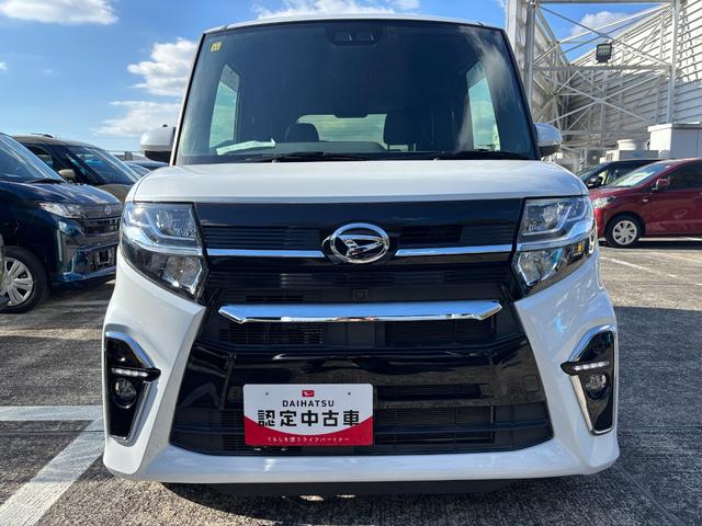 タントカスタムRSセレクションL15インチアルミホイール キーフリーシステム プッシュボタンスタート オートエアコン(プッシュ式) フルLEDヘッドランプ オート格納式カラードドアミラー 本革巻ステアリングホイール(静岡県)の中古車