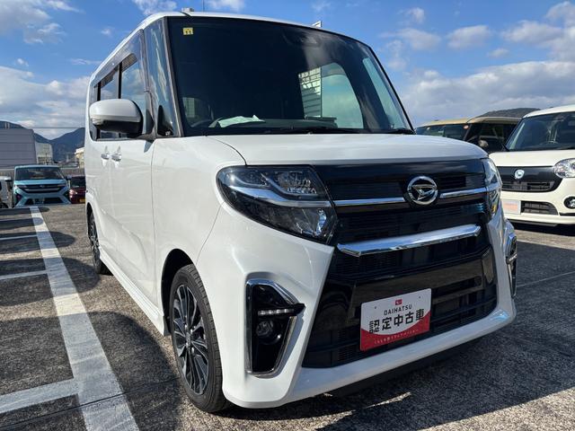 タントカスタムRSセレクションL15インチアルミホイール キーフリーシステム プッシュボタンスタート オートエアコン(プッシュ式) フルLEDヘッドランプ オート格納式カラードドアミラー 本革巻ステアリングホイール(静岡県)の中古車