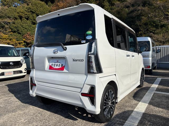 タントカスタムRSセレクションL15インチアルミホイール キーフリーシステム プッシュボタンスタート オートエアコン(プッシュ式) フルLEDヘッドランプ オート格納式カラードドアミラー 本革巻ステアリングホイール(静岡県)の中古車