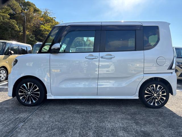 タントカスタムRSセレクションL15インチアルミホイール キーフリーシステム プッシュボタンスタート オートエアコン(プッシュ式) フルLEDヘッドランプ オート格納式カラードドアミラー 本革巻ステアリングホイール(静岡県)の中古車