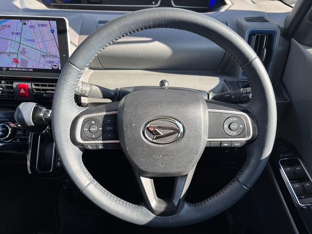 タントカスタムRSセレクションL15インチアルミホイール キーフリーシステム プッシュボタンスタート オートエアコン(プッシュ式) フルLEDヘッドランプ オート格納式カラードドアミラー 本革巻ステアリングホイール(静岡県)の中古車