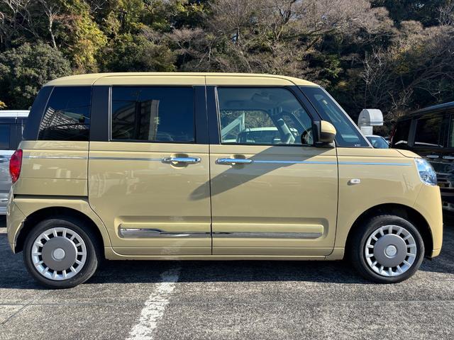 ムーヴキャンバスセオリーＧ１４インチフルホイールキャップ　ＬＥＤヘッドランプ　ＬＥＤフォグランプ　ホっとカップホルダー　両側パワースライドドア　キーフリーシステム　プッシュボタンスタート　ＵＶカットガラス（静岡県）の中古車