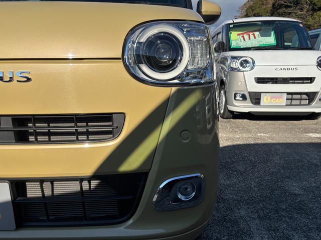 ムーヴキャンバスセオリーＧ１４インチフルホイールキャップ　ＬＥＤヘッドランプ　ＬＥＤフォグランプ　ホっとカップホルダー　両側パワースライドドア　キーフリーシステム　プッシュボタンスタート　ＵＶカットガラス（静岡県）の中古車