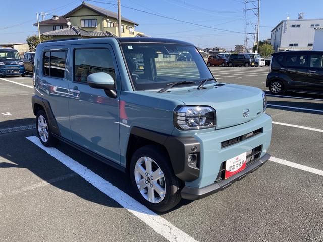 タフトＧ　ナビ付ナビ　１５インチアルミホイール　オートレベリング機能付フルＬＥＤヘッドランプ　ＬＥＤフォグランプ　本革巻ステアリングホイール　本革巻インパネセンターシフト（静岡県）の中古車