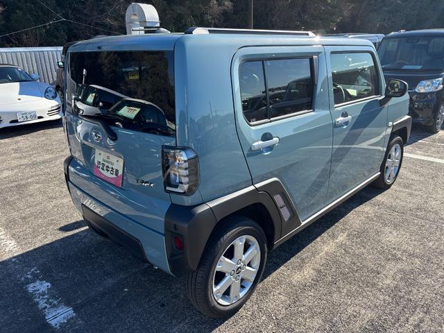 タフトＧターボ１５インチアルミホイール　オートレベリング機能付フルＬＥＤヘッドランプ　ＬＥＤフォグランプ　本革巻ステアリングホイール　本革巻インパネセンターシフト　ＴＦＴカラーマルチインフォメーションディスプレイ（静岡県）の中古車