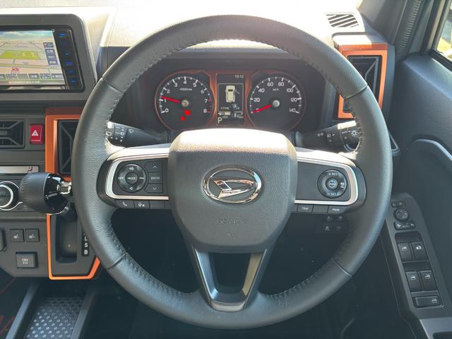 タフトＧターボ１５インチアルミホイール　オートレベリング機能付フルＬＥＤヘッドランプ　ＬＥＤフォグランプ　本革巻ステアリングホイール　本革巻インパネセンターシフト　ＴＦＴカラーマルチインフォメーションディスプレイ（静岡県）の中古車