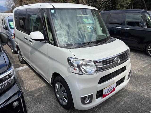 タントＸターボ　ＳＡIIキーフリーシステム　パワースライドドア（左側）　オートエアコン（プッシュ式）　オートライト　ハロゲンヘッドランプ　マルチインフォメーションディスプレイ（静岡県）の中古車
