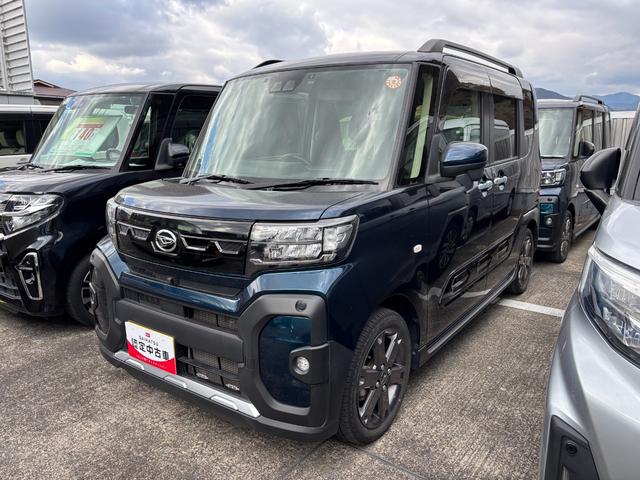 タントファンクロスターボ15インチアルミホイール キーフリーシステム プッシュボタンスタート オートエアコン(プッシュ式) フルLEDヘッドランプ オート格納式カラードドアミラー 本革巻ステアリングホイール(静岡県)の中古車