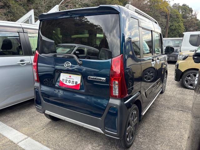 タントファンクロスターボ15インチアルミホイール キーフリーシステム プッシュボタンスタート オートエアコン(プッシュ式) フルLEDヘッドランプ オート格納式カラードドアミラー 本革巻ステアリングホイール(静岡県)の中古車