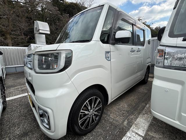 ウェイクＧターボＳＡIIプッシュボタンスタート　両側パワースライドドア　ＵＶカットガラス　キーフリーシステム　オートエアコン（プッシュ式）　ＬＥＤヘッドランプ	ＬＥＤヘッドライト（静岡県）の中古車