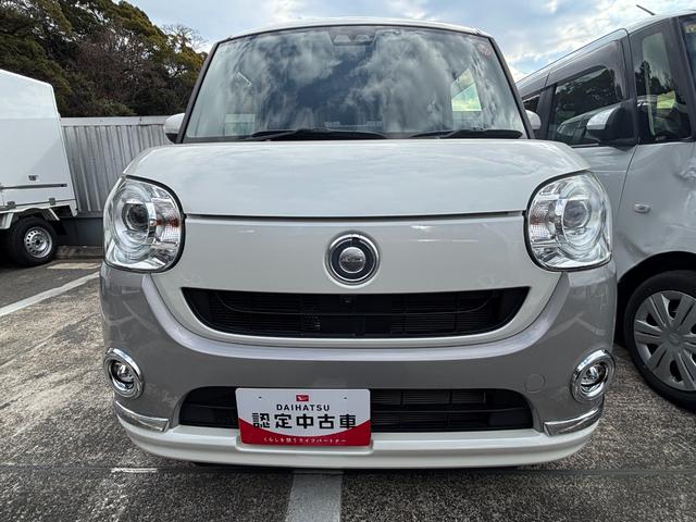 ムーヴキャンバスＧメイクアップＶＳ　ＳＡIII１４インチフルホイールキャップ　ＬＥＤヘッドランプ　キーフリーシステム　両側パワースライドドア　オートエアコン（プッシュ式）　オートライト　置きラクボックス（静岡県）の中古車