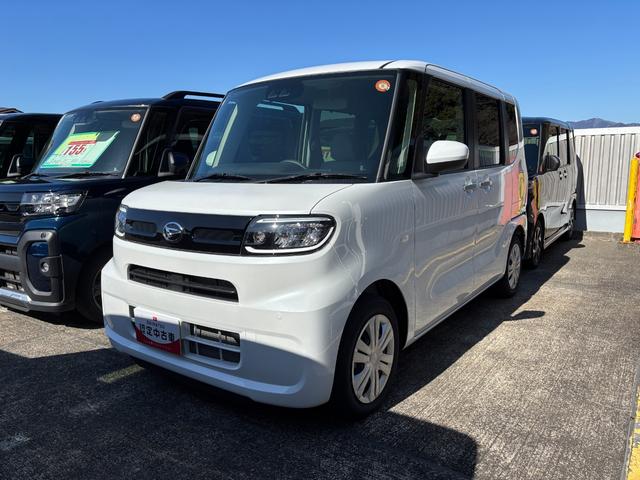 タントX14インチフルホイールキャップ フルLEDヘッドランプ オート格納式カラードドアミラー 左側パワースライドドア TFTカラーマルチインフォメーションディスプレイ フルファブリックシート(静岡県)の中古車