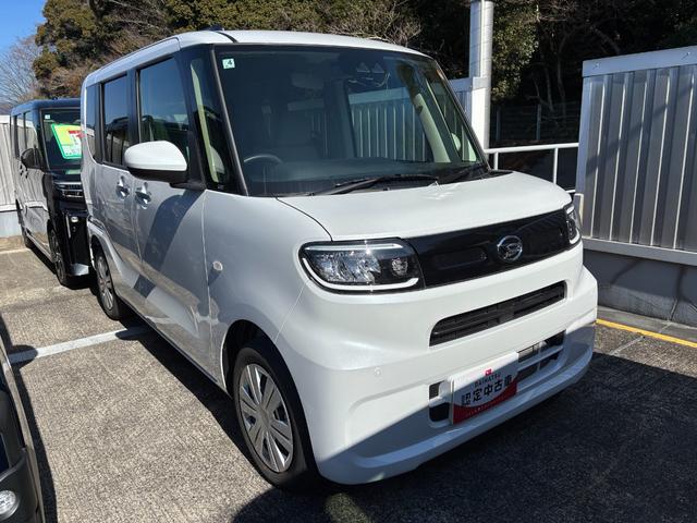 タントX14インチフルホイールキャップ フルLEDヘッドランプ オート格納式カラードドアミラー 左側パワースライドドア TFTカラーマルチインフォメーションディスプレイ フルファブリックシート(静岡県)の中古車