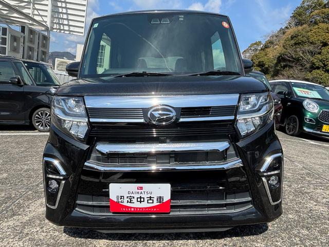 タントカスタムＲＳスタイルセレクション１５インチアルミホイール　大型エアロバンパー　フルＬＥＤヘッドランプ　オート格納式カラードドアミラー　革巻ステアリングホイール　両側パワースライドドア（静岡県）の中古車