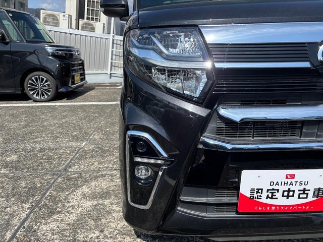 タントカスタムＲＳスタイルセレクション１５インチアルミホイール　大型エアロバンパー　フルＬＥＤヘッドランプ　オート格納式カラードドアミラー　革巻ステアリングホイール　両側パワースライドドア（静岡県）の中古車