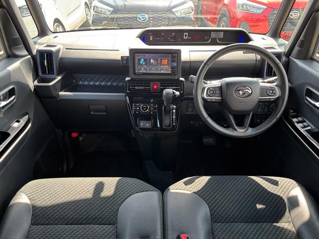 タントカスタムＲＳスタイルセレクション１５インチアルミホイール　大型エアロバンパー　フルＬＥＤヘッドランプ　オート格納式カラードドアミラー　革巻ステアリングホイール　両側パワースライドドア（静岡県）の中古車