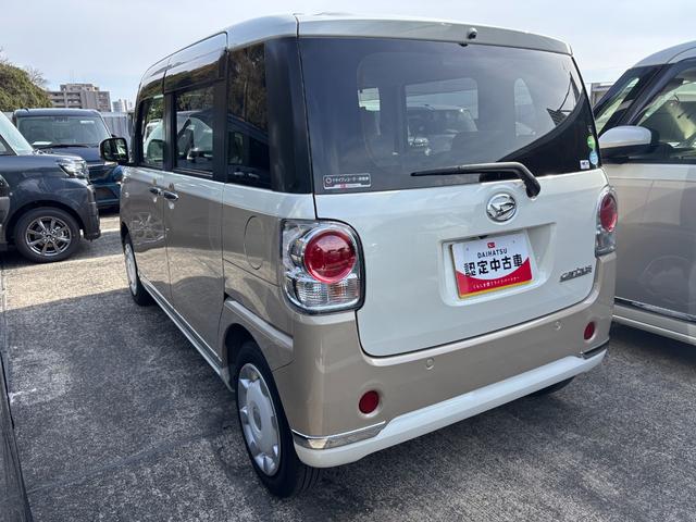 ムーヴキャンバスＸメイクアップリミテッド　ＳＡIII１４インチフルホイールキャップ　キーフリーシステム　両側パワースライドドア　オートエアコン（プッシュ式）　オートライト　置きラクボックス（静岡県）の中古車