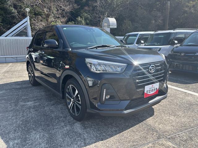 ロッキーG17インチアルミホイール UVIRカット遮音ガラス フルLEDヘッドランプ 運転席・助手席シートヒーター ウレタンステアリングホイール 本革シフトノブ アクティブマルチインフォメーションメーター(静岡県)の中古車