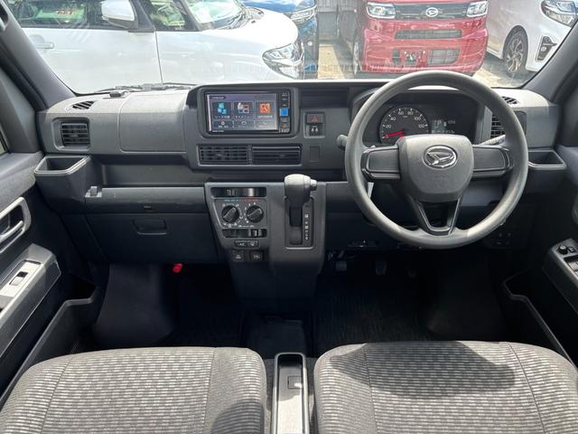 ハイゼットカーゴクルーズターボCVT 電動格納式カラードドアミラー スーパーUVIRカットガラス(フロントウィンドウ) 12インチフルホイールキャップ 撥水フルファヴリックシート表皮 大型LED荷室灯 キーフリーシステム(静岡県)の中古車