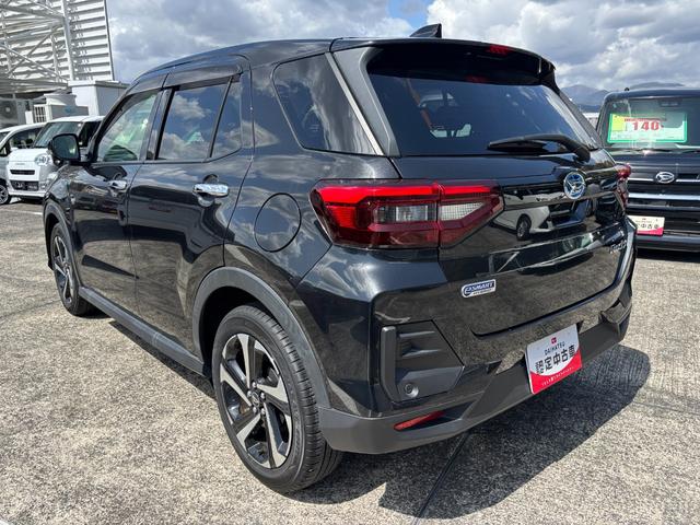 ロッキープレミアムＧ　ＨＥＶ１７インチアルミホイール　ＵＶＩＲカット遮音ガラス　フルＬＥＤヘッドランプ　キーフリーシステム　革巻きステアリングホイール　本革シフトノブ　アクティブマルチインフォメーションメーター（静岡県）の中古車