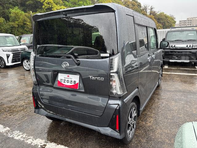 タントカスタムＸ１４インチアルミホイール　大型エアロバンパー　フルＬＥＤヘッドランプ　オート格納式カラードドアミラー　両側パワースライドドア　キーフリーシステム　プッシュボタンスタート（静岡県）の中古車