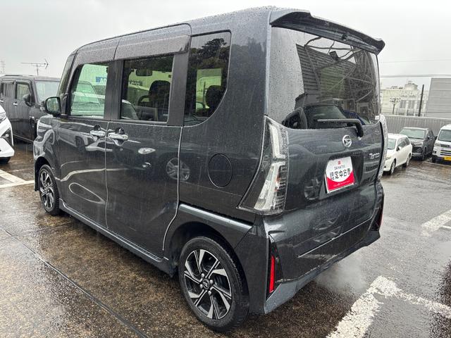 タントカスタムＸ１４インチアルミホイール　大型エアロバンパー　フルＬＥＤヘッドランプ　オート格納式カラードドアミラー　両側パワースライドドア　キーフリーシステム　プッシュボタンスタート（静岡県）の中古車