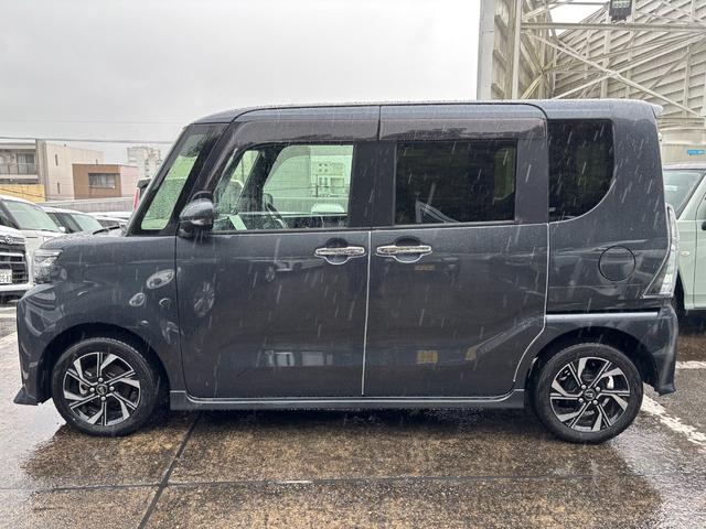タントカスタムＸ１４インチアルミホイール　大型エアロバンパー　フルＬＥＤヘッドランプ　オート格納式カラードドアミラー　両側パワースライドドア　キーフリーシステム　プッシュボタンスタート（静岡県）の中古車