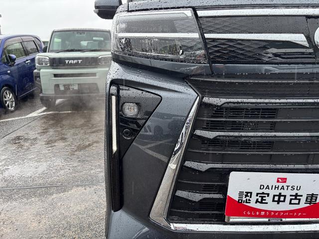 タントカスタムＸ１４インチアルミホイール　大型エアロバンパー　フルＬＥＤヘッドランプ　オート格納式カラードドアミラー　両側パワースライドドア　キーフリーシステム　プッシュボタンスタート（静岡県）の中古車