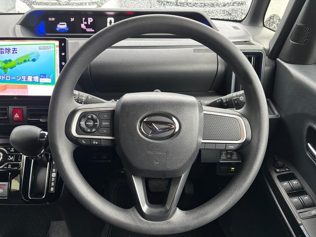 タントカスタムＸ１４インチアルミホイール　大型エアロバンパー　フルＬＥＤヘッドランプ　オート格納式カラードドアミラー　両側パワースライドドア　キーフリーシステム　プッシュボタンスタート（静岡県）の中古車