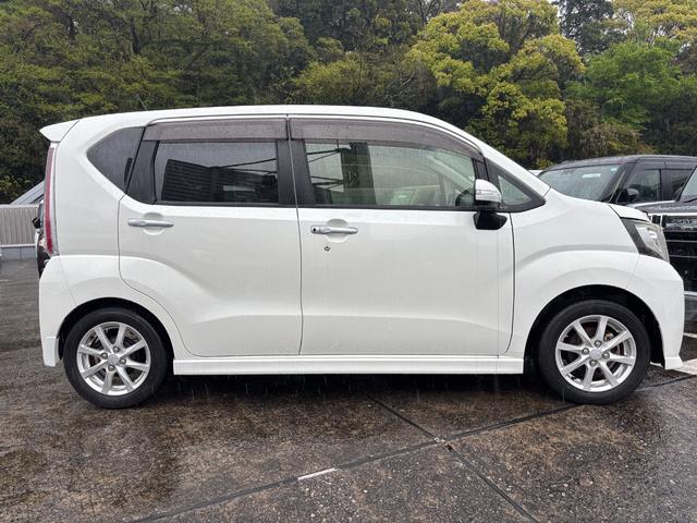 ムーヴカスタム　Ｘ　ＳＡII１４インチアルミホイール　スーパーＵＶＩＲカットガラス　ウレタンステアリングホイール　ウレタンインパネセンターシフト　ＬＥＤルームランプ（静岡県）の中古車