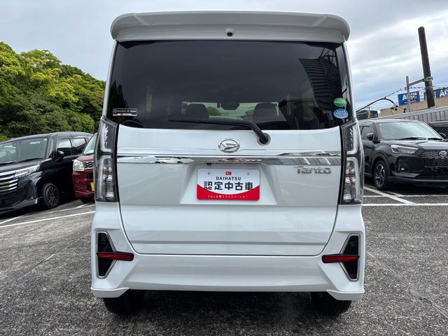 タントカスタムＲＳ１５インチアルミホイール　キーフリーシステム　プッシュボタンスタート　オートエアコン（プッシュ式）　フルＬＥＤヘッドランプ　オート格納式カラードドアミラー　本革巻ステアリングホイール（静岡県）の中古車